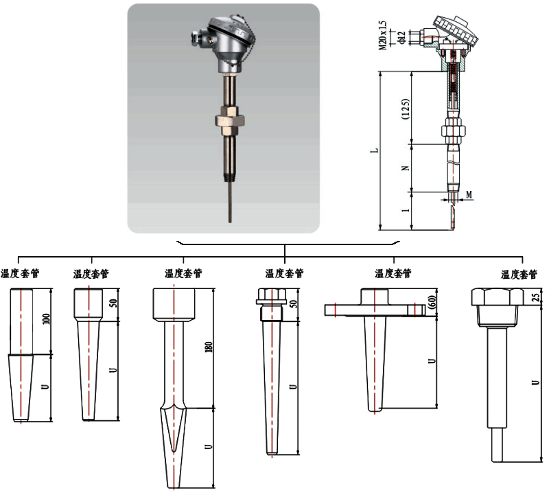 WR①KG②-51U熱套式熱電偶 WR①KG②-51U熱套式熱電偶